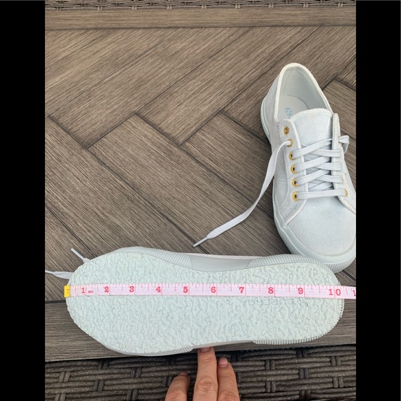 NWOT Superga velvet sneakers - Picture 7 of 8
